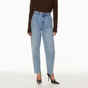 DENIM FORUM Luanne High Rise Tapered Jeans